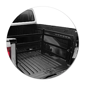 Extensor De Caçamba Ranger 2013 a 2024 Divisor Cargas Preto ED