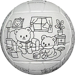 Bola de Vôlei Kaemy em E.V.A. Infantil – Recreação