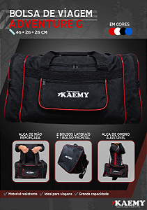 Bolsa de Viagem Adventure G Kaemy