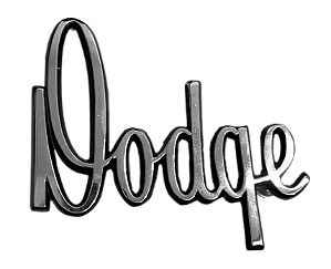 Emblema Dodge Manuscrito Dianteiro