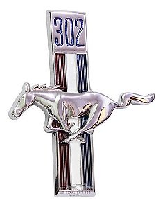 Emblema Ford V8 302 Cavalo