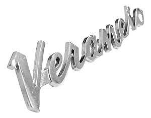 Emblema Chevrolet Lateral Traseiro Veraneio Cromado