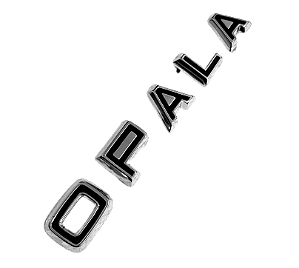 Emblema Chevrolet Opala SS Traseira Letra 73