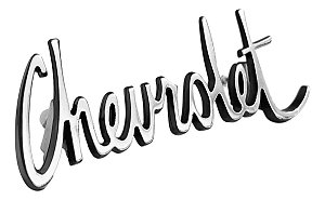 Emblema Chevrolet Grade C10 Veraneio Manuscrito
