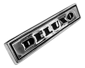 Emblema Chevrolet Deluxo Caravan Veraneio 75/79