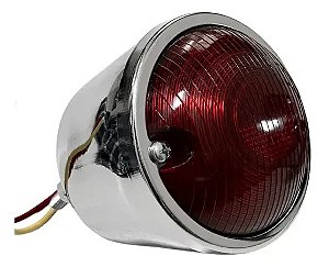 Lanterna Metal Cromada Sem Vigia