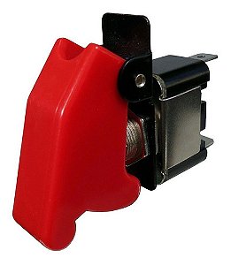 Chave Caça Tic Tac On/off 2 Posições Vermelha