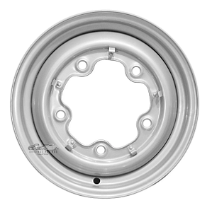 Roda Fusca 5 Furos 5x205 Aro 15 Fechada Prata Tala 5,5