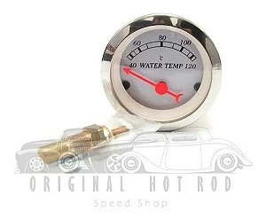 Marcador Temperatura Água Classic Autogauge 52mm