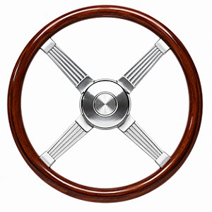 Volante Madeira Banjo 4 Raios