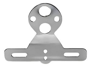 Suporte Placa Lateral Traseira Lanterna Hot Rod Pick Up Cromado