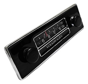 Frente Falsa Rádio Fusca Botao Preto