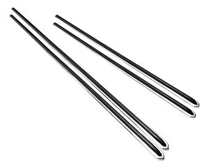 Jogo Friso Borracha Parachoque Caixa Ar Porsche 356 Polido