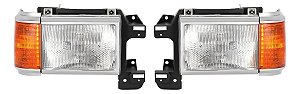Par Farol Ford F1000 92 Á 95 F150 Americana 87 Á 91 Cromado