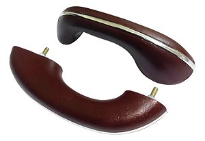 Par Puxador Porta Fusca 1961/1973 Marrom