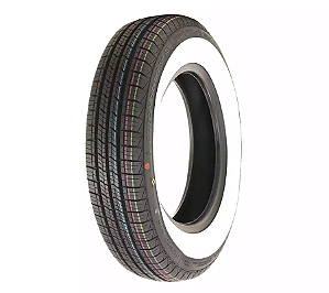 Par Pneu Nankang Radial 165/80r15 Faixa Branca Larga Aro 15