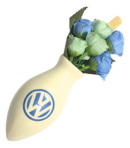 Vaso Flor Painel VW Azul Pequeno