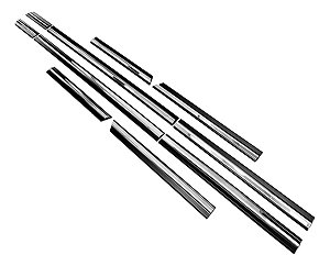 Jogo Friso Lateral Cabine Extensora F1000 F100 Inox