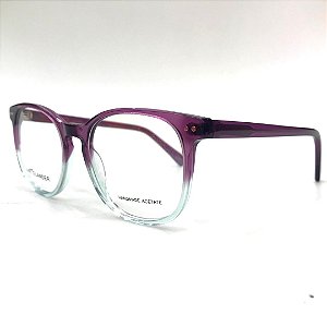 Óculos de Grau Feminino Larena Redondo Purple to Green