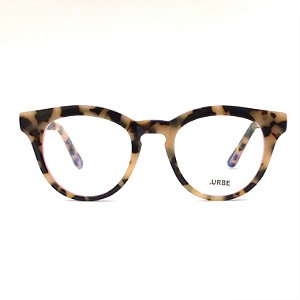 Óculos de Grau Feminino Padova Gatinho Tortoise Claro e Rosa