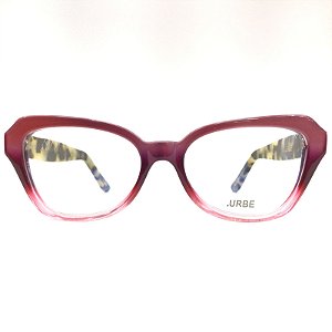 Óculos de grau Feminino Nice Rosa Cintilante com Tartarugado