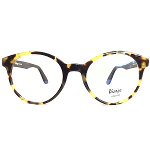 Óculos de Grau Feminino Visage Paris Tartarugado Redondo
