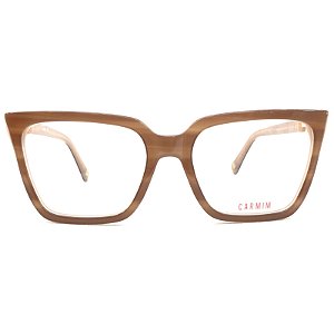 Óculos de Grau Feminino Carmim Quadrado Marrom