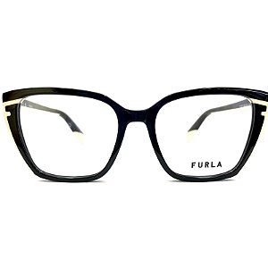 Óculos Furla VFU764 0700 em Acetato