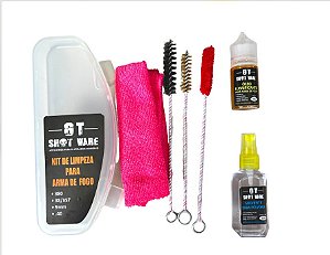 Kit de Limpeza para Armas de Fogo (Calibre 380, 38 9mm .40)