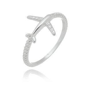 Anel Avião em Prata 925