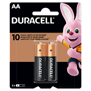 PILHA AA ALCALINA C/ 2 UNID. DURACELL