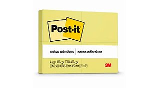 POST-IT - 3M AMARELO 38X50 MM 100 FLS C/4 UNID