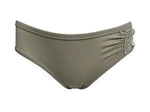 CALCINHA EM MICROFIBRA COM DETALHE EM RENDA