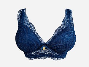 SUTIÃ ESTILO TOP EM RENDA COM BOJO