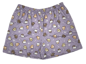 SHORT GATINHOS HOMEWEAR LILÁS