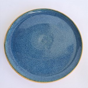 Prato Azul para sobremesa 15cm