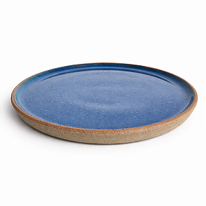 Prato reto 22cm azul
