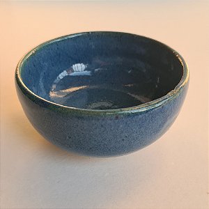 Bowl grande 500ml Azul esmaltado por fora