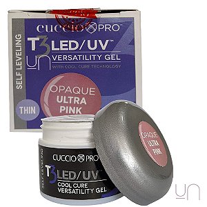 Gel T3 Led/Uv Self Opaque Ultra Pink 28gr Cuccio