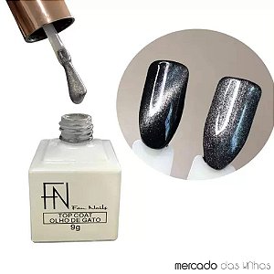 Top Coat Olho de Gato Magnético Fan Nails 9ml