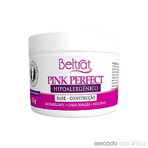 Gel Base de Unha Beltrat Pink Perfect Hipoalergênico 20g Led/uv Unhas de Gel Manicure