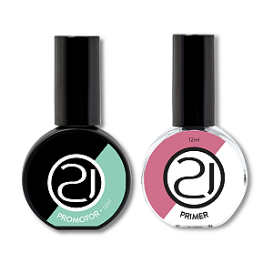 Kit Primer Desidratador + Promotor Adesivador Nails 21 12ml