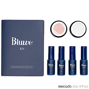 Mini Kit 6 Itens Bluwe - Preparadores e Géis para Unhas
