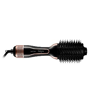 Escova Secadora Agile Hair Tourmaline Íon 3 em 1 Bivoltn Elgin 1200 -Seca, Alisa e Modela