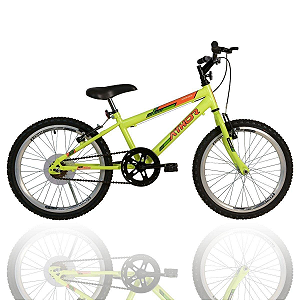 Bicicleta Infantil Aro 20 Athor Evolution S/M - Amarelo