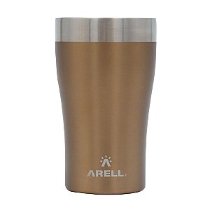 Copo Térmico Arell Tulip Pint 500ml Metallic Gold sem tampa