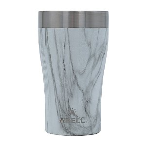 Copo Térmico Arell Tulip Pint 500ml Carrara Marble sem tampa