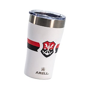 Copo Térmico Arell FLAMENGO 02 Tulip Pint 500mL (Branco)