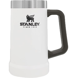 Caneca Térmica de Cerveja Stanley Beer Stein 710 mL Polar (Branca)