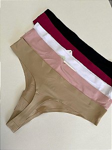 KIT CALCINHA CORTE A LASER FIO (5 UND)